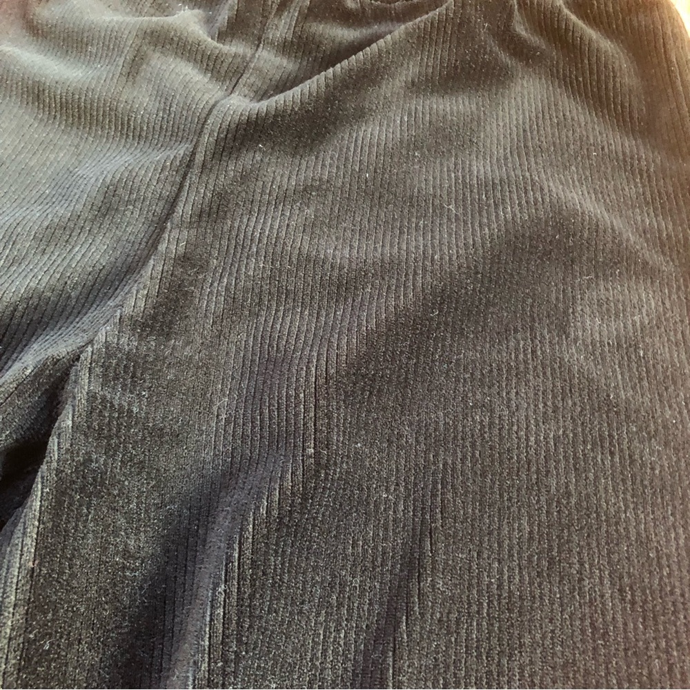 Splendid Black Cozy Corduroy Leggings Sz 12 - Picture 5 of 5